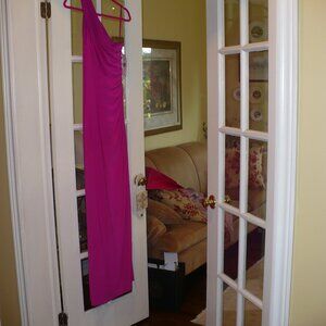 RALPH LAUREN EVENING GOWN DEEP PINK - NEW WITH ORIGINAL TAG